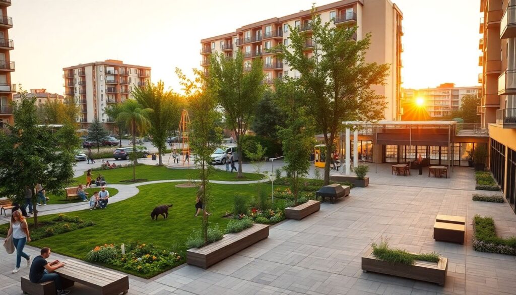 Роль общественных пространств в сплочении районов - иллюстрация