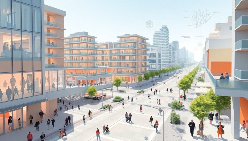 Городская архитектура: современные тенденции и локальные особенности - иллюстрация