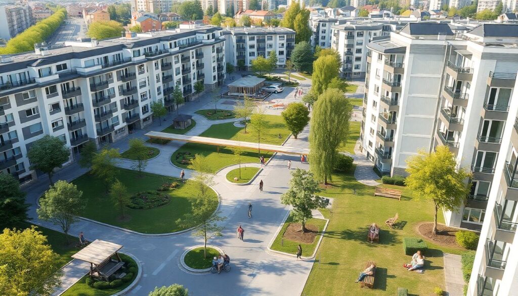 Долгосрочное планирование реновации спальных кварталов и социальная инфраструктура - иллюстрация