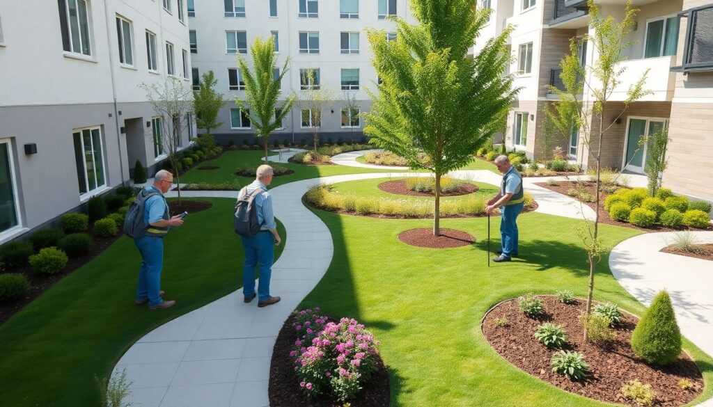 Создание комфортной среды: зелёные насаждения и озеленение кварталов - иллюстрация