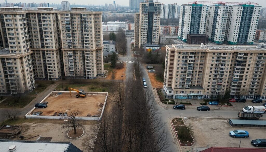 Влияние реновации на стоимость жилья и инвестиции в район - иллюстрация