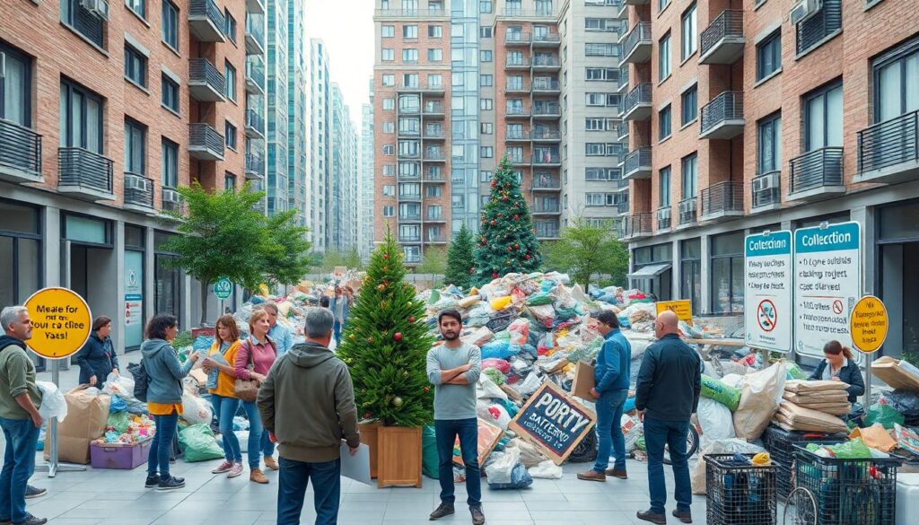 Управление мусором и переработкой отходов в многоквартирниках - иллюстрация