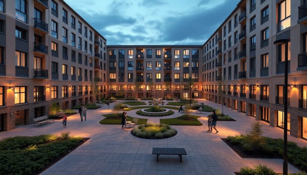 Безопасные дворы: современные системы освещения и видеонаблюдения - иллюстрация