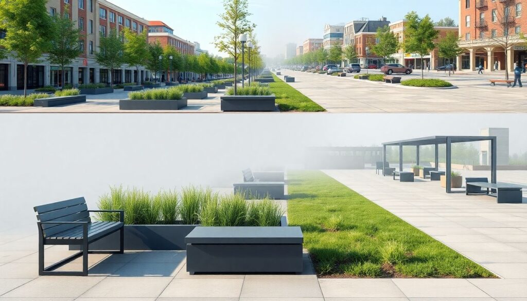 Улучшение качества городской среды через малые формы благоустройства - иллюстрация