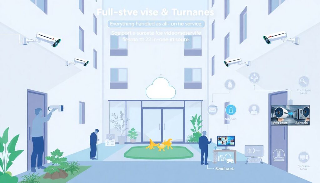 Секьюрити-решения для дворов: безопасные детские площадки и подъезды - иллюстрация